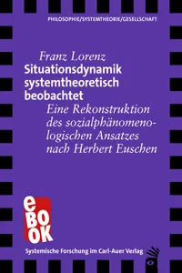 Situationsdynamik systemtheoretisch beobachtet_cover