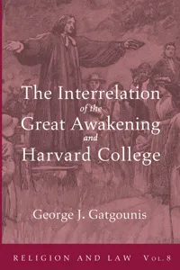 The Interrelation of the Great Awakening and Harvard College_cover