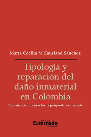 Tipología y reparación del daño inmaterial en Colombia