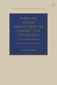 Parental Child Abduction to Islamic Law Countries_cover