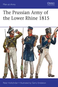 The Prussian Army of the Lower Rhine 1815_cover