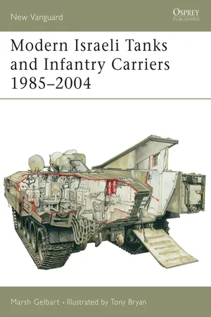 Modern Israeli Tanks and Infantry Carriers 1985–2004