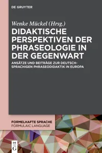 Didaktische Perspektiven der Phraseologie in der Gegenwart_cover