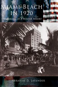 Miami Beach in 1920, The Making of a Winter Resort_cover
