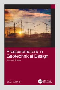 Pressuremeters in Geotechnical Design_cover