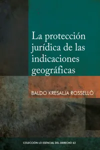 La protección jurídica de las indicaciones geográficas_cover