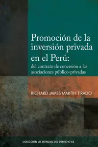 Promoción de la inversión privada en el Perú:_cover