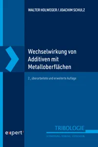 Wechselwirkung von Additiven mit Metalloberflächen_cover