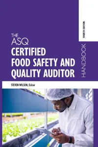 The ASQ Certified Food Safety and Quality Auditor Handbook_cover