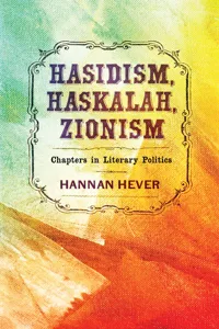 Hasidism, Haskalah, Zionism_cover