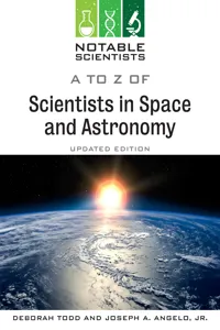 A to Z of Scientists in Space and Astronomy, Updated Edition_cover