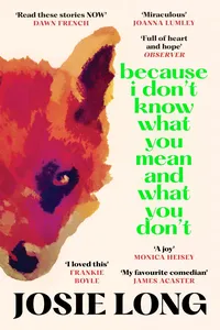Because I Don't Know What You Mean and What You Don't_cover