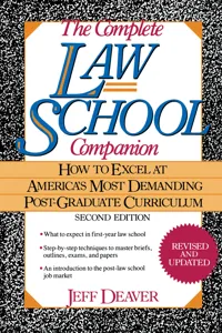 The Complete Law School Companion_cover