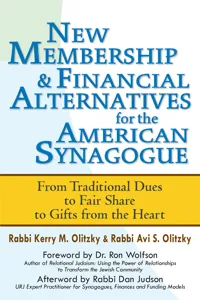 New Membership & Financial Alternatives for the American Synagogue_cover