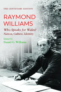 The Centenary Edition Raymond Williams_cover