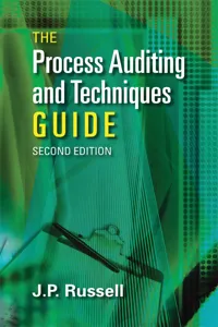 The Process Auditing and Techniques Guide_cover