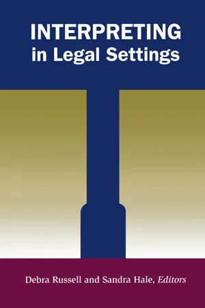 Interpreting in Legal Settings