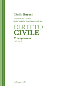 DIRITTO CIVILE - Cronopercorsi - Volume 3_cover