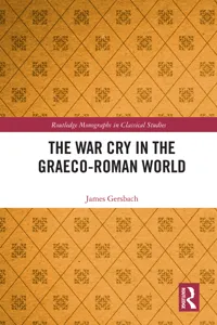 The War Cry in the Graeco-Roman World_cover