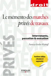 Le mémento des marchés privés de travaux_cover