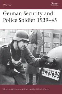 German Security and Police Soldier 1939–45_cover