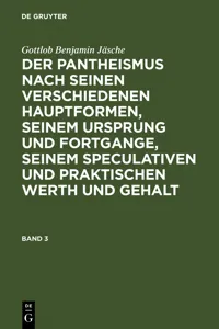 Allheit und Absolutheit oder die alte kosmotheistische Lehre des hen kai pan in ihren modernen idealistischen Hauptformen und Ausbildungsweisen_cover