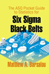 The ASQ Pocket Guide to Statistics for Six Sigma Black Belts_cover