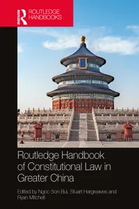 Routledge Handbook of Constitutional Law in Greater China_cover