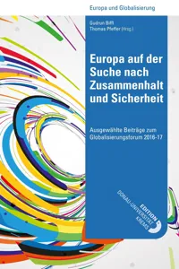 Europa auf der Suche nach Zusammenhalt und Sicherheit_cover