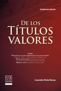 De los títulos valores - 11ma edición_cover