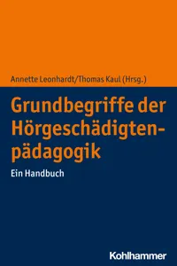 Grundbegriffe der Hörgeschädigtenpädagogik_cover