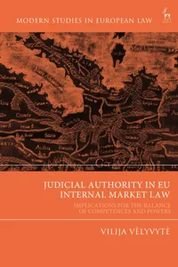 Judicial Authority in EU Internal Market Law_cover