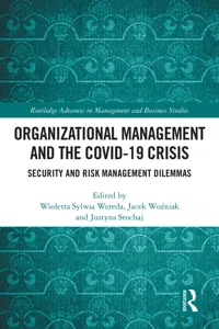 Organizational Management and the COVID-19 Crisis_cover