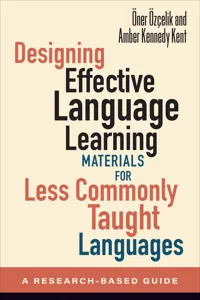 Designing Effective Language Learning Materials for Less Commonly Taught Languages_cover