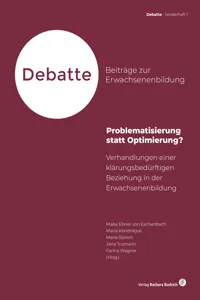 Problematisierung statt Optimierung?_cover