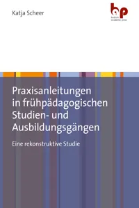 Praxisanleitungen in frühpädagogischen Studien- und Ausbildungsgängen_cover