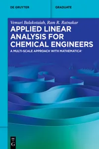 Applied Linear Analysis for Chemical Engineers_cover