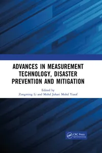 Advances in Measurement Technology, Disaster Prevention and Mitigation_cover