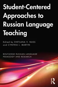 Student-Centered Approaches to Russian Language Teaching_cover