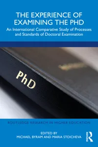 The Experience of Examining the PhD_cover