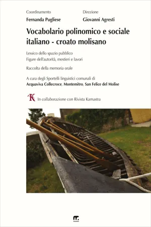 Vocabolario polinomico e sociale italiano – croato molisano