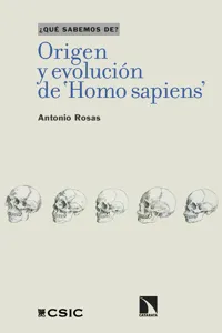 Origen y evolución de 'Homo sapiens'_cover