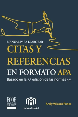 Manual para elaborar citas y referencias en formato APA