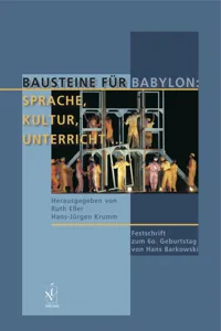 Bausteine für Babylon: Sprache, Kultur, Unterricht_cover