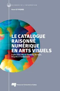 Le catalogue raisonné numérique en arts visuels_cover