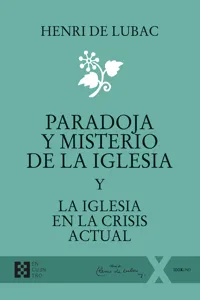 Paradoja y misterio de la Iglesia_cover