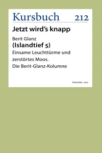 Einsame Leuchttürme und zerstörtes Moos_cover