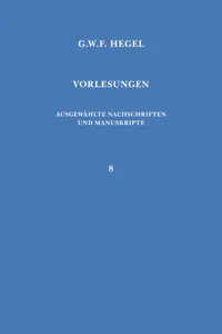 Vorlesungen über die Geschichte der Philosophie. Teil 3_cover