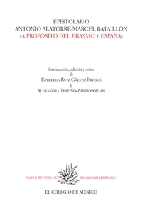 Epistolario Antonio Alatorre-Marcel Bataillon_cover