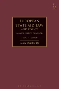 European State Aid Law and Policy_cover
